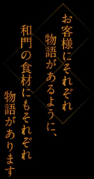 お客様にそれぞれ